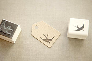 Swooping Swallow Rubber Stamp