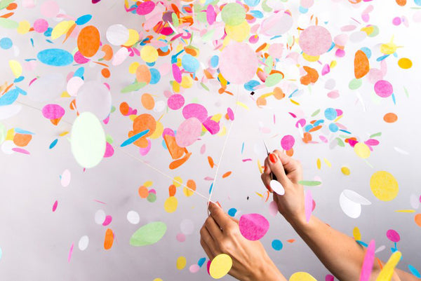 Multi-Coloured Jumbo Confetti Balloon