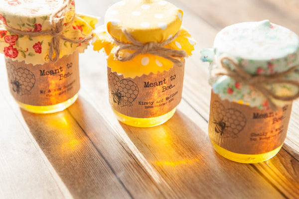 18 'Meant to Bee' Honey Favour Stickers