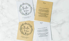 ‘Bride To Bee’ Hen Party Seed Packet Favour