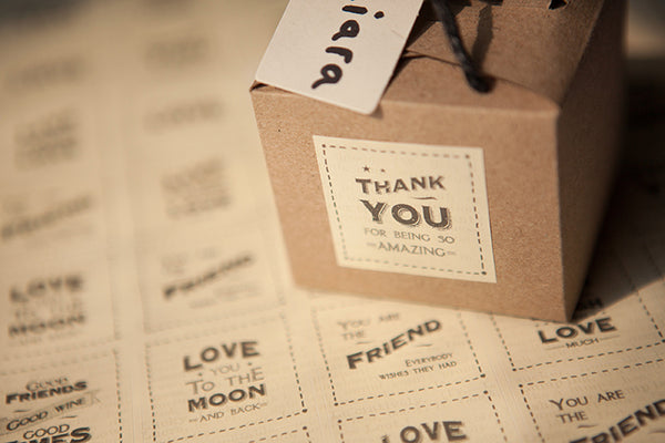 Sheet of 35 Good Friends Stickers