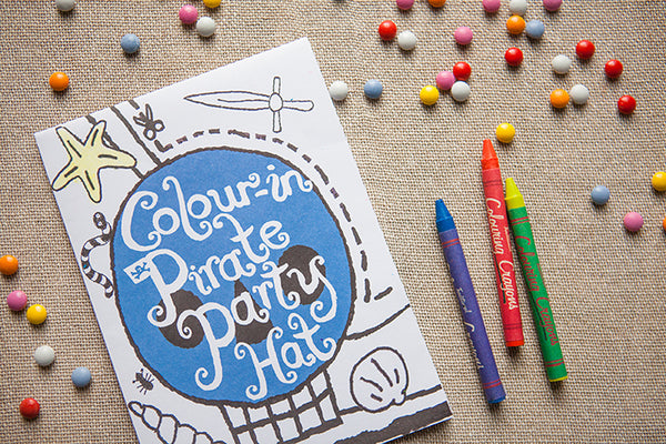 Colour In & Cut Out Pirate Hat