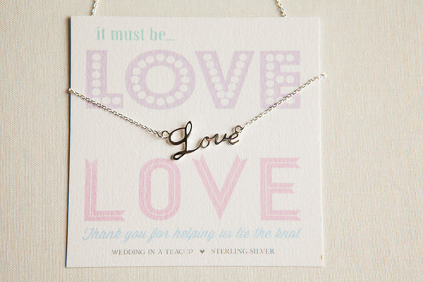 It Must be ‘Love’ Necklace