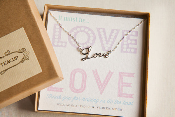 It Must be ‘Love’ Necklace
