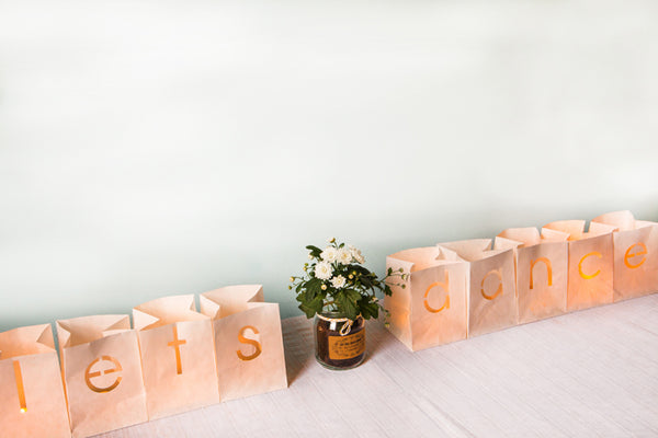 Medium Alphabet Paper Lantern