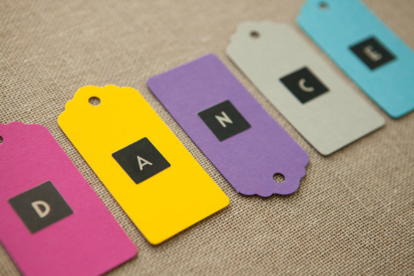Set of 20 Colour Pop Luggage Tags