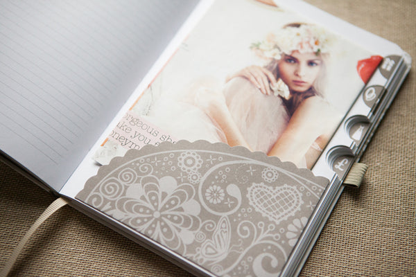 Lacy Love Heart Wedding To Do’s Book