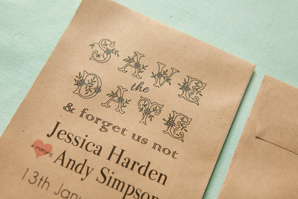 Save the Date Seed Packet