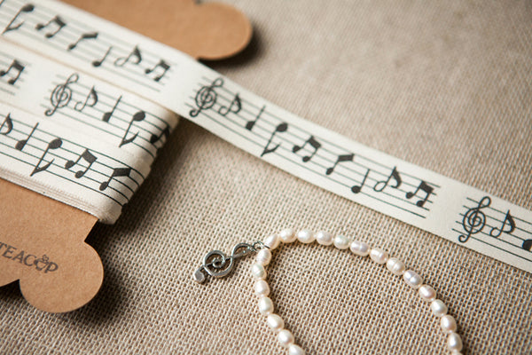 Music Lovers Cotton Ribbon