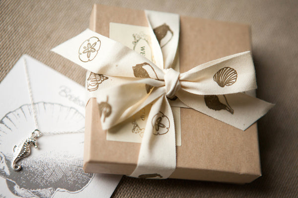Seashells Cotton Ribbon