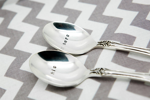 His & Hers Teaspoon Set