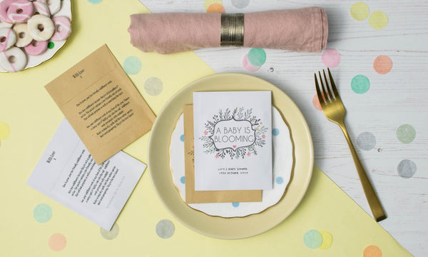 Blooming' Baby Shower Seed Packet Favours