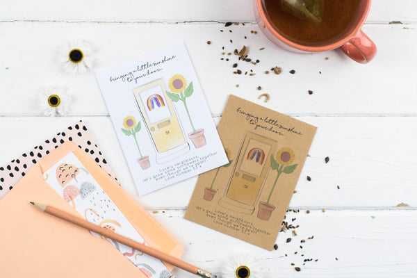 Letterbox Love Single Personalised Sunflower Seed Packet