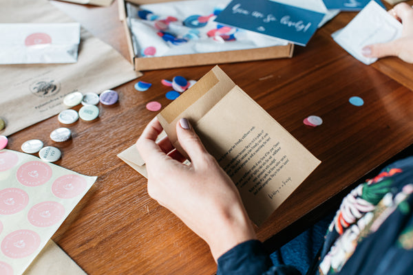 Personalised Seed Packets Without Seeds