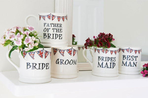 Handmade Wedding Party Mugs