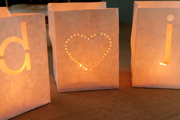 Medium Alphabet Paper Lantern