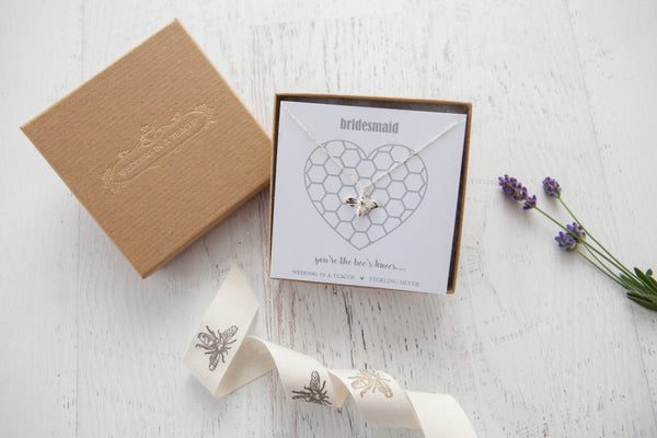 The Bee's Knees' Silver Necklace