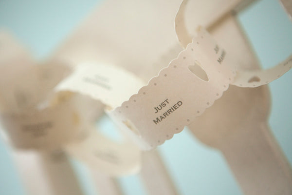 Just Married' Paper Chain