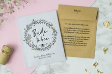 ‘Bride To Bee’ Hen Party Seed Packet Favour