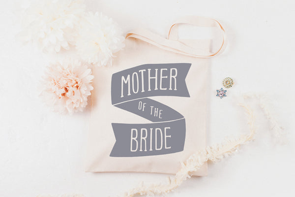 Mother of the Bride' Canvas Tote Bag