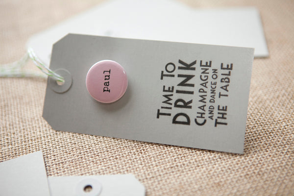 Drink Champagne' Rubber Stamp