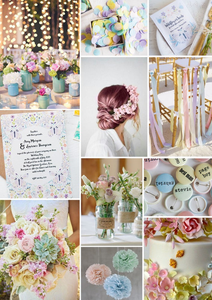Ideas for a Pastel Perfect Wedding Day