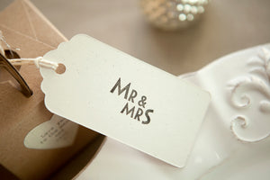 Mr & Mrs' Rubber Stamp