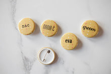 Personalised Dotty Name Badges