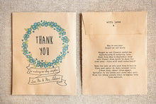 Thank You' Personalised Seed Packet Favour