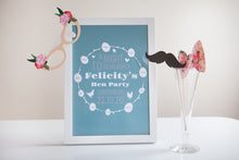 Personalised 'Night To Remember' Hen Party Print