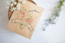 ‘Love in Bloom’ Personalised Seed Packet Favour