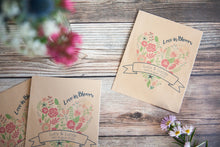 ‘Love in Bloom’ Personalised Seed Packet Favour