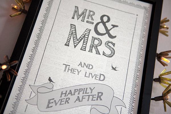 Happily Ever After’ Framed Picture