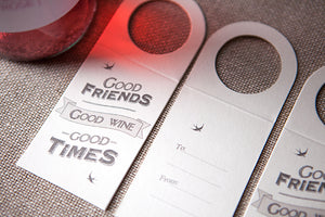 Set of 4 ‘Good Times’ Bottle Gift Tags