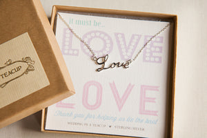 It Must be ‘Love’ Necklace