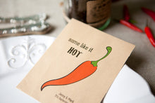 Some Like it Hot' Personalised Seed Packet Favour