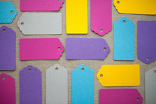 Set of 20 Colour Pop Luggage Tags
