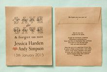 Save the Date Seed Packet
