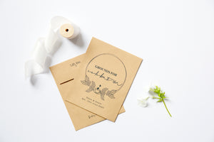 Personalised Coffee Wedding Favour Packets
