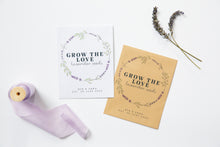 Grow The Love Lavender Seed Packet Favours