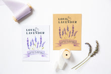 Love And Lavender Personalised Seed Packet Favours