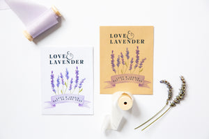 Sussex Wildlife Trust Charity Love & Lavender Seed Packets