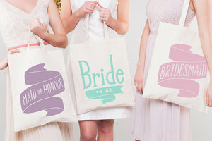 Bride to Be' Canvas Tote Bag