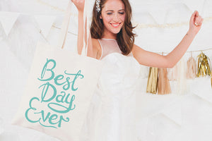 Best Day Ever' Canvas Tote bag