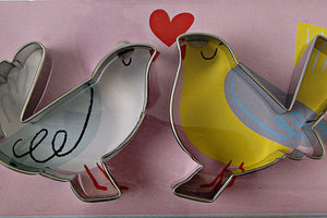 Set of 2 Lovebirds Cookie Cutters