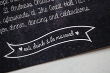 Chalkboard & Arrow Wedding Stationery