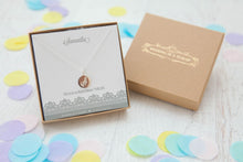 Bridesmaid's Initial Sterling Silver Necklace