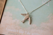 ‘Will you be my Bridesmaid?’ Swallow Necklace