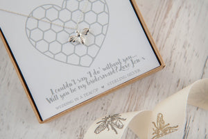 The Bee's Knees' Silver Necklace