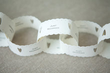 Just Married' Paper Chain